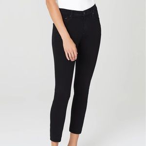 Citizens of Humanity Plush Black Rocket Crop Mid-Rise Skinny Jeans